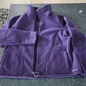 Calvin Klein Purple Full-Zip Fleece Jacket XL